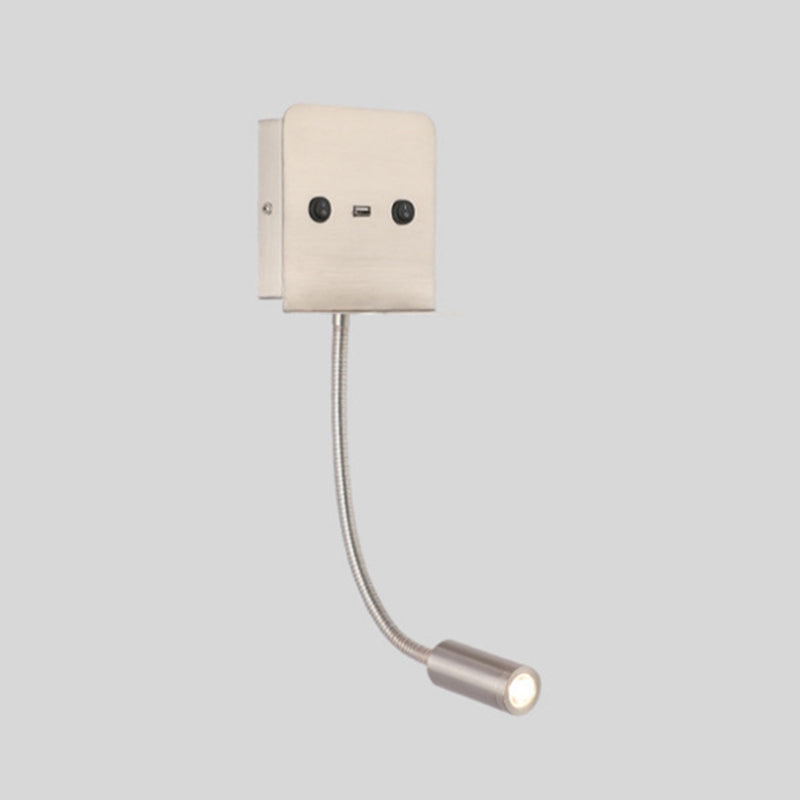 Adjustable Spotlight Design Bedside LED Reading Lamp Modern Simplicity Style Wall Mount Lamp for Bedroom