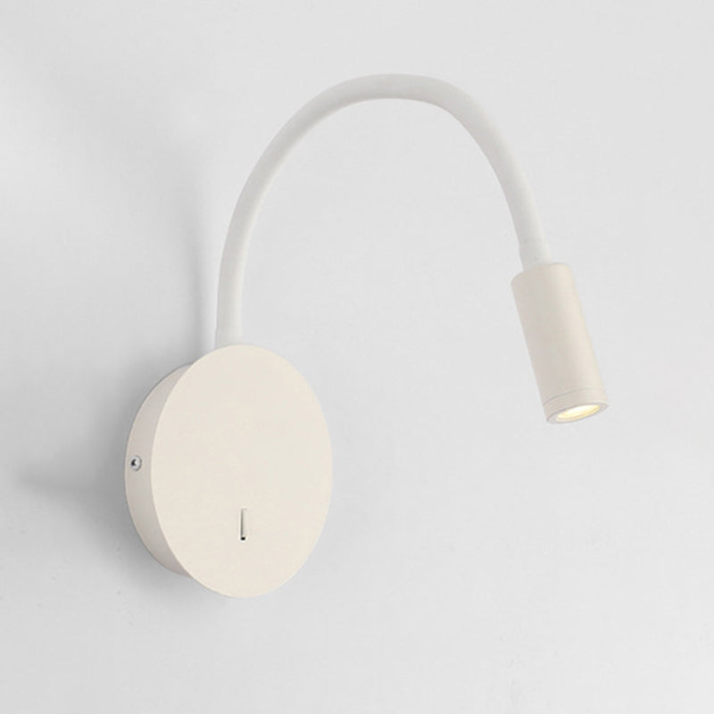 Adjustable Spotlight Design Bedside LED Reading Lamp Modern Simplicity Style Wall Mount Lamp for Bedroom