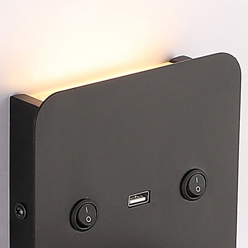 Adjustable Spotlight Design Bedside LED Reading Lamp Modern Simplicity Style Wall Mount Lamp for Bedroom