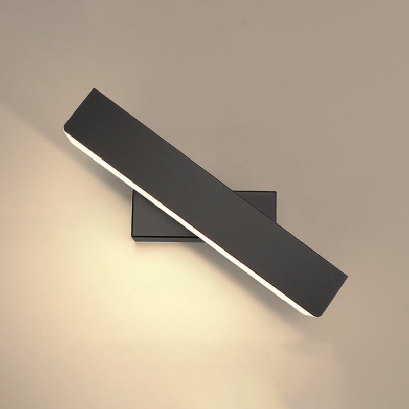 Modern Minimalist Style Rectangular Wall Light Sconces Metal Sconce Lights for Bedroom