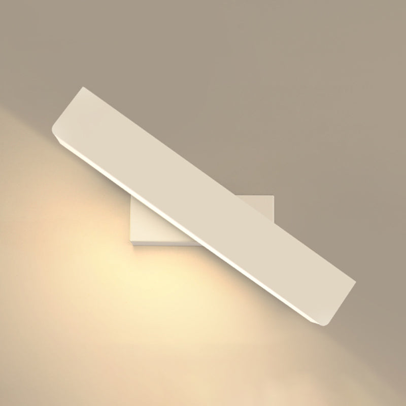 Modern Minimalist Style Rectangular Wall Light Sconces Metal Sconce Lights for Bedroom