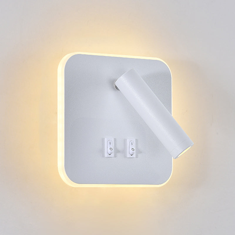 Moderne minimalistische stijl muurlampjes SCONCES Metal 2 lichten SCONCE -lichten voor slaapkamer