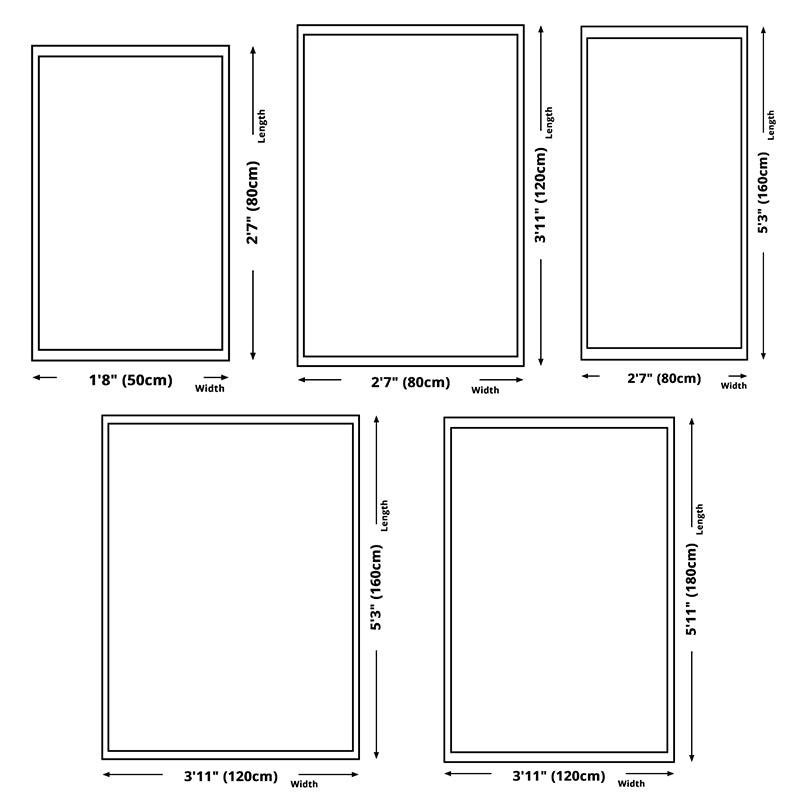 Modern Rug Polyester Geometric Carpet Non-Slip Backing Indoor Rug for Living Room