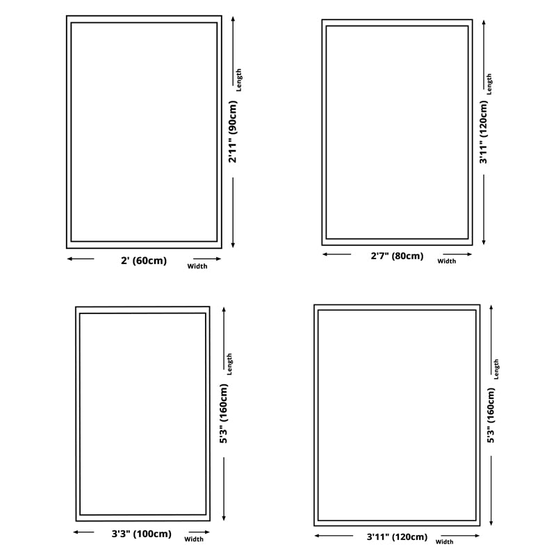Bohemian Normatischer Stammesgebiet Teppichfarbe gemischte Polyester Teppich Anti-Rutsch-Rücken-Teppich für die Heimdekoration