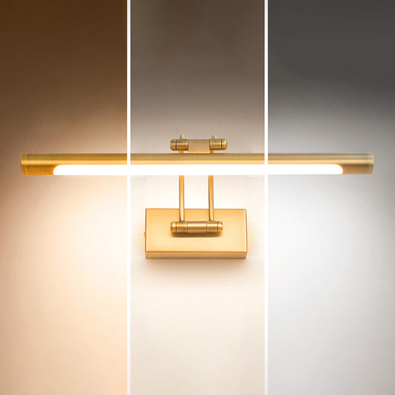 Modern Minimalist Style Cylinder Vanity Wall Light Fixtures Metal Vanity Lights for Bathroom