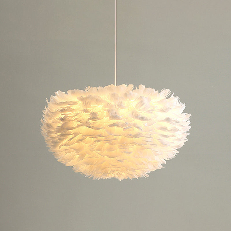 Verstelbaar hangende koord kroonluchter licht moderne eenvoud bol veer plafond hanger voor slaapkamer