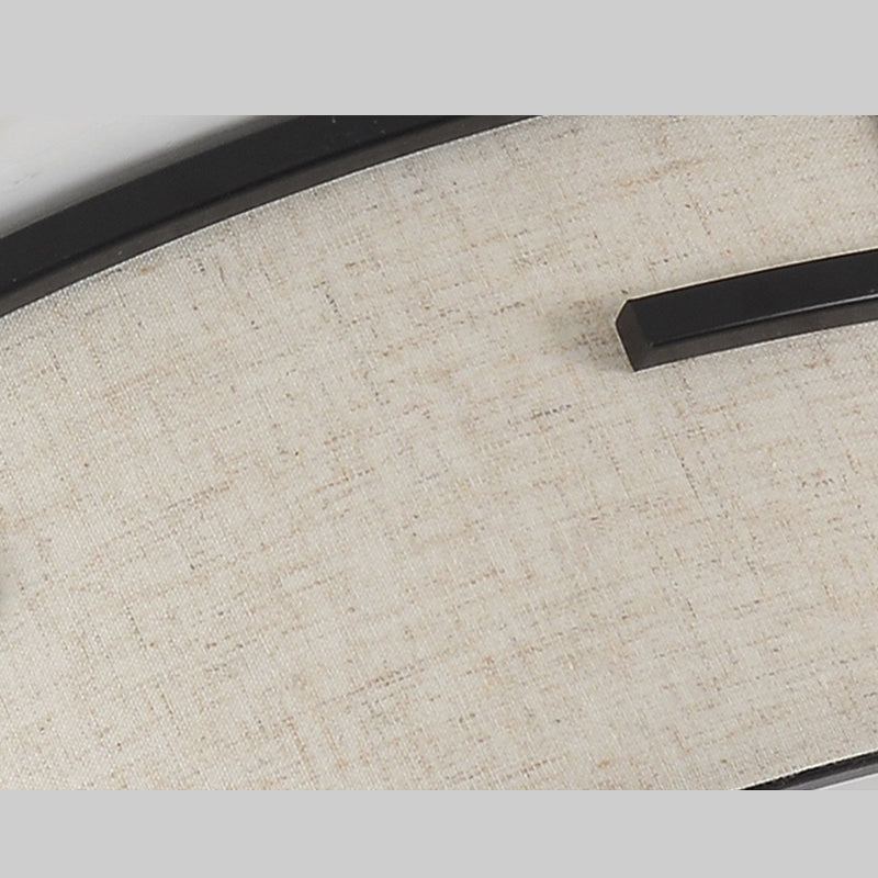 Acryl Beige LED Deckenleuchte im klassischen klassischen Stil Fabrics Flush Mount für Innenräume