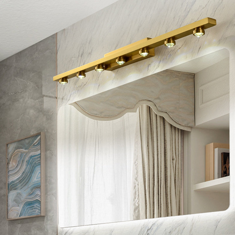 Modern Minimalist Style Bar Vanity Wall Light Fixtures Metal Vanity Lights for Toilet