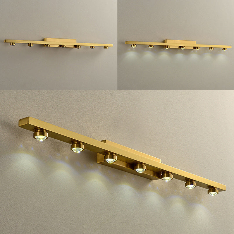 Modern Minimalist Style Bar Vanity Wall Light Fixtures Metal Vanity Lights for Toilet