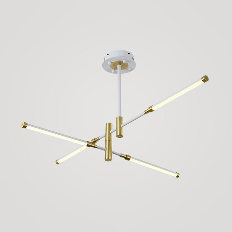 Acrylic Multi-Tier Ceiling Pendant Light Minimalistic LED Chandelier Lighting Fixture