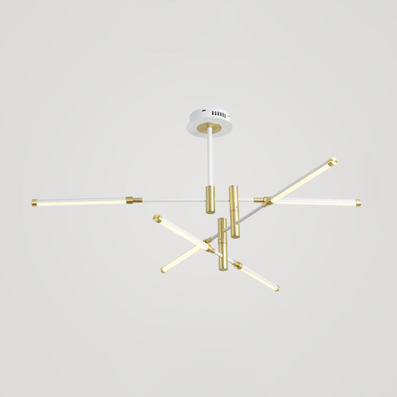 Acrylic Multi-Tier Ceiling Pendant Light Minimalistic LED Chandelier Lighting Fixture