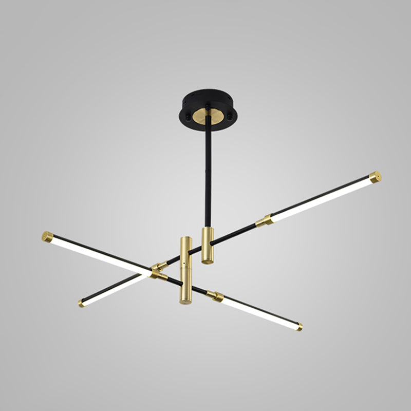 Acrylic Multi-Tier Ceiling Pendant Light Minimalistic LED Chandelier Lighting Fixture