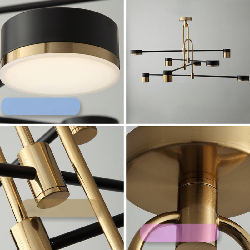 Lampada il lampadario Sputnik Light Segnalizzazione moderna Simplicità Acrilico Acrilico Illuminazione per il ristorante