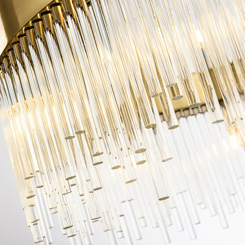 Lampada il lampadario circolare Light Segnalizzazione moderna Simplicity Crystal Crystal Ciondolo per il ristorante