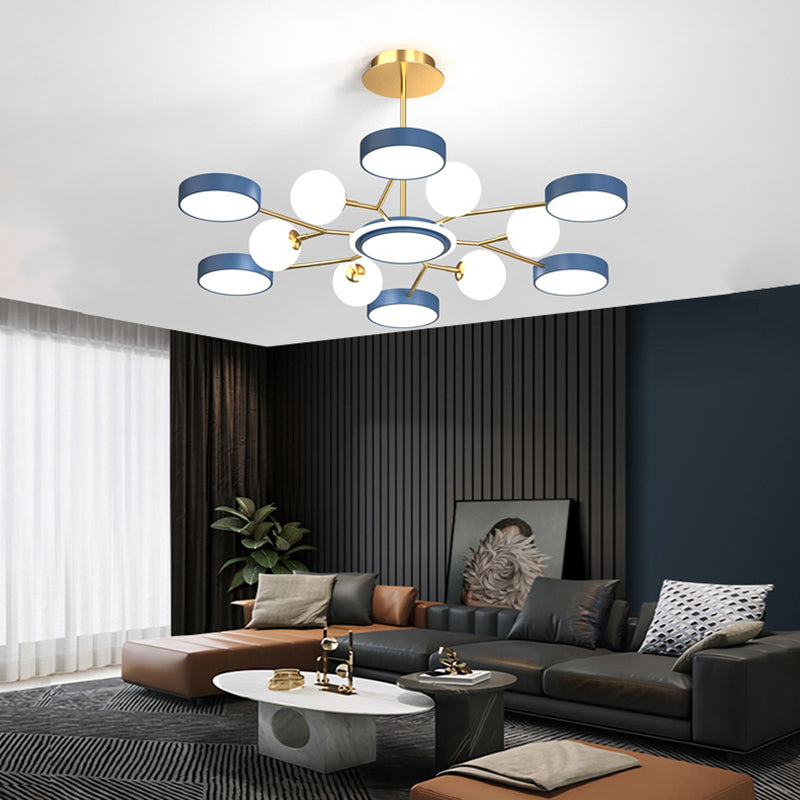 Round Flush Light Fixtures Eenvoud Acryl Plafond Light Fixtures voor Slaapkamer