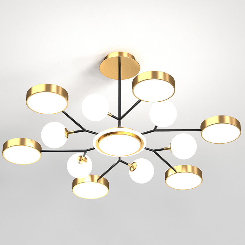 Round Flush Light Fixtures Eenvoud Acryl Plafond Light Fixtures voor Slaapkamer