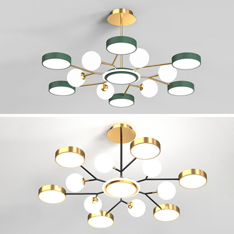 Round Flush Light Fixtures Eenvoud Acryl Plafond Light Fixtures voor Slaapkamer