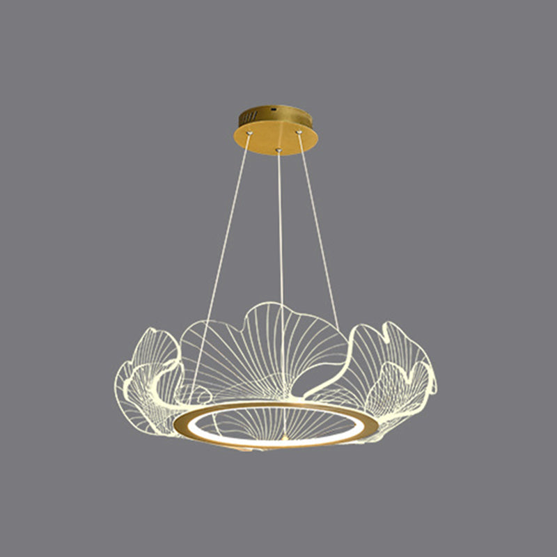 LED Chandelier Light Fixture Modern Simplicity Acrylic Pendant Lighting for Restaurant