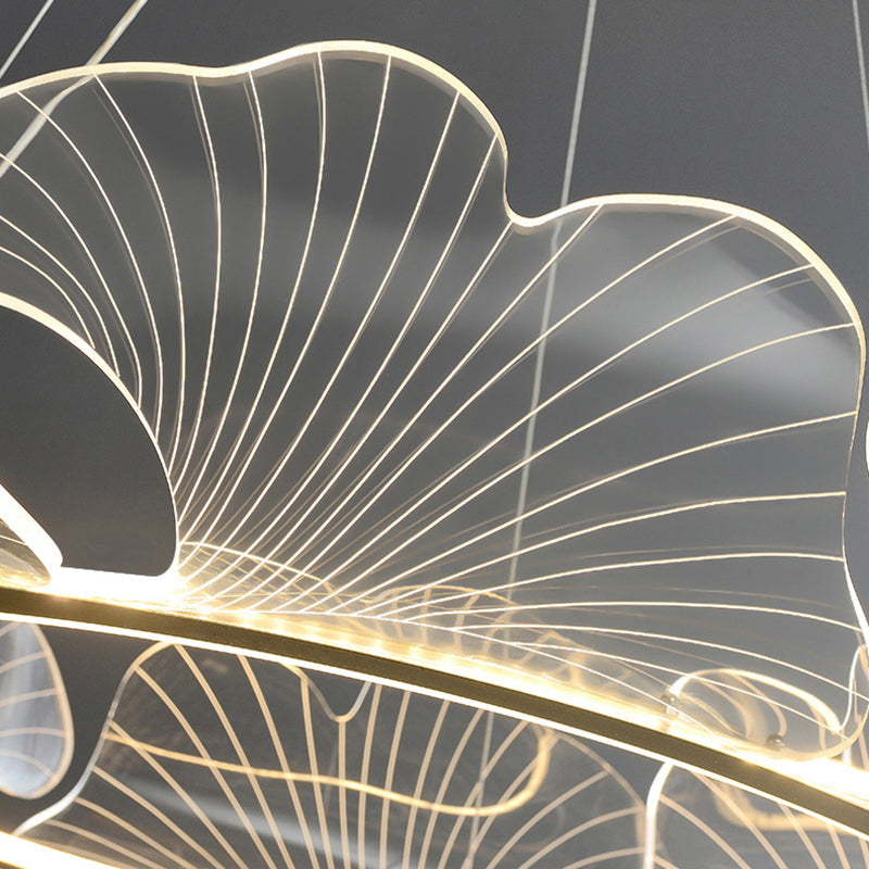 LED Chandelier Light Fixture Modern Simplicity Acrylic Pendant Lighting for Restaurant