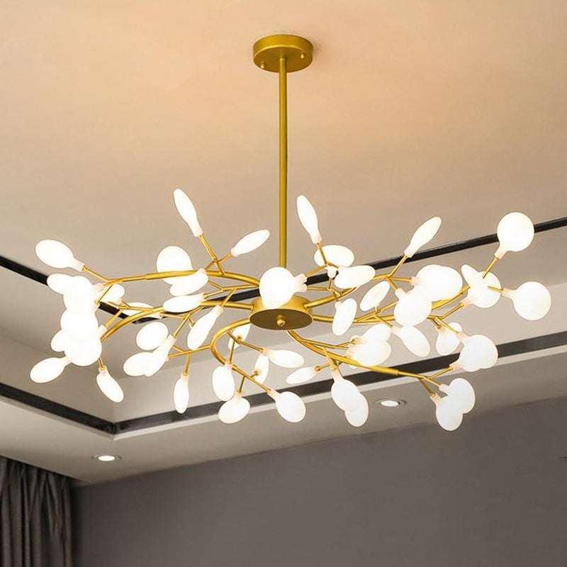 Heracleum Chandelier Light Fixture Modern Designer Acrylic Pendant Lighting for Restaurant