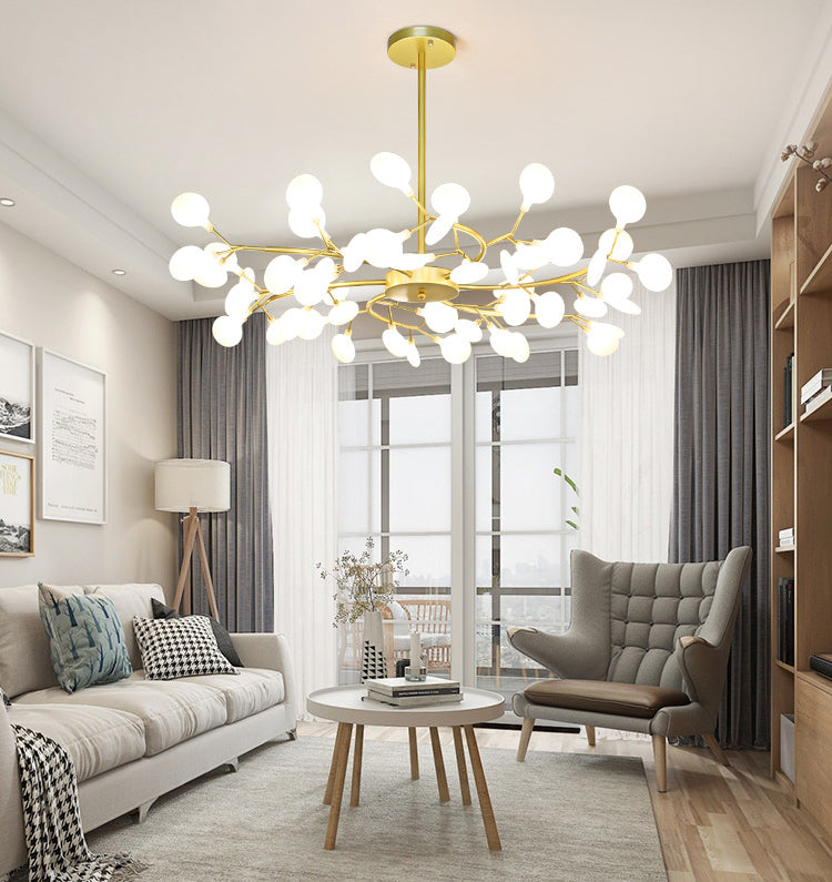 Heracleum Chandelier Light Fixture Modern Designer Acrylic Pendant Lighting for Restaurant