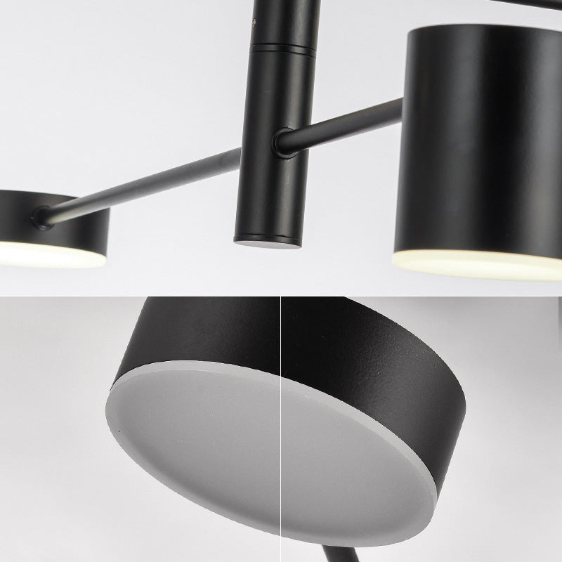 Lámpara de lámpara de starburst simplicidad moderna iluminación colgante acrílica para restaurante