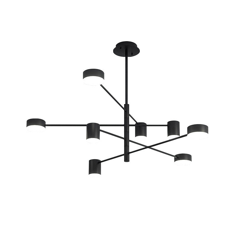 Lámpara de lámpara de starburst simplicidad moderna iluminación colgante acrílica para restaurante