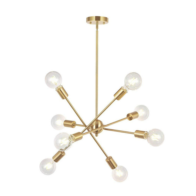 Lampada a bulbo esposto industriale Lampada a sospensione in metallo Light per soggiorno