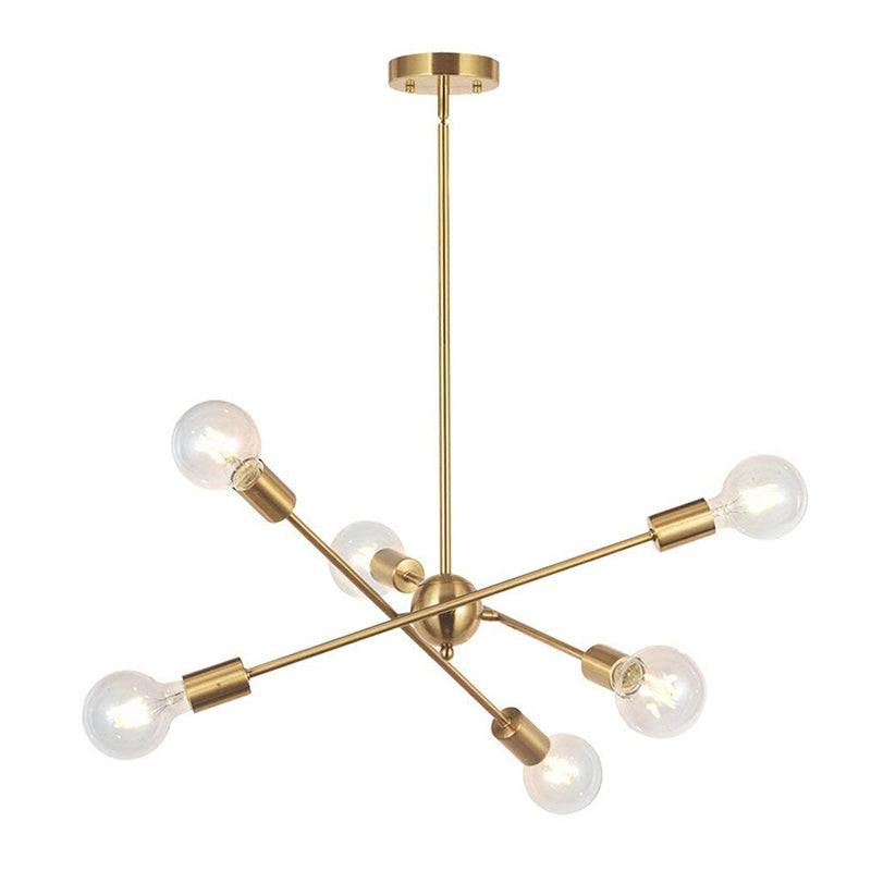 Lampada a bulbo esposto industriale Lampada a sospensione in metallo Light per soggiorno