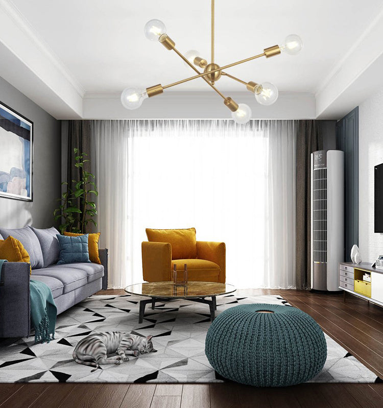 Lampada a bulbo esposto industriale Lampada a sospensione in metallo Light per soggiorno