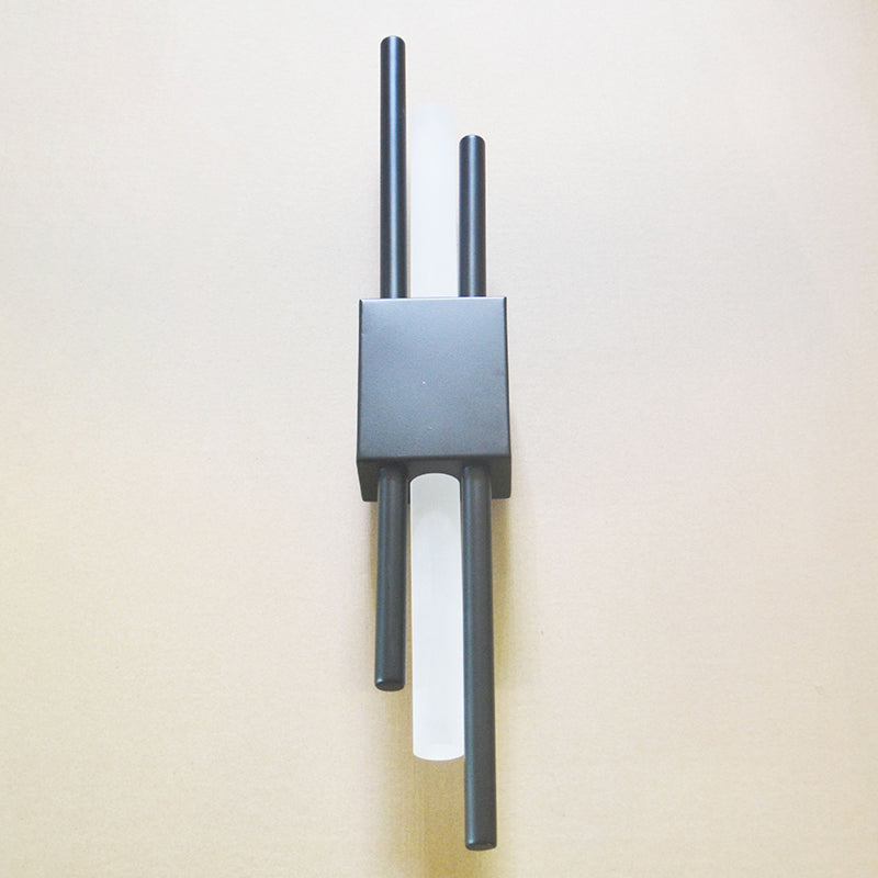 19.5" H Post-modern Style Wall Mount Lamp Minimalism Metal Lines Design Sconce Lights for Hallway Aisle