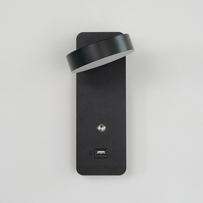 Minimalismo moderno Minimalismo LEDDA LETTURA LAMPAGGIO LAMPAGGIO ANGOLO REGOLABILE MOLTO MOLTO SCONCE LAGUA DELLA MOLTA CON STUSTRO DEMING + DESIGN USB