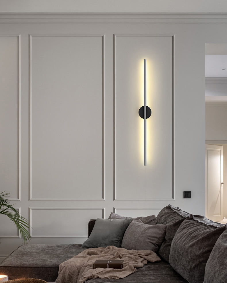 Modern Minimalist Style Linear Wall Mounted Light Fixture Acrylic Wall Light Sconces for Living Room