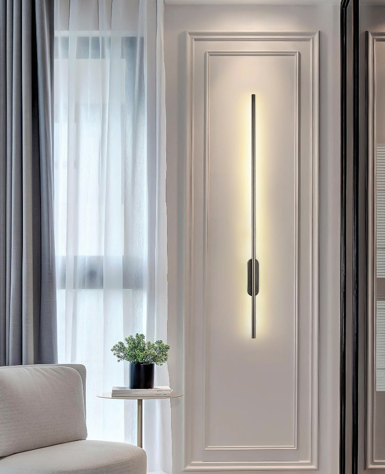Modern Minimalist Style Linear Wall Mounted Light Fixture Acrylic Wall Light Sconces for Living Room