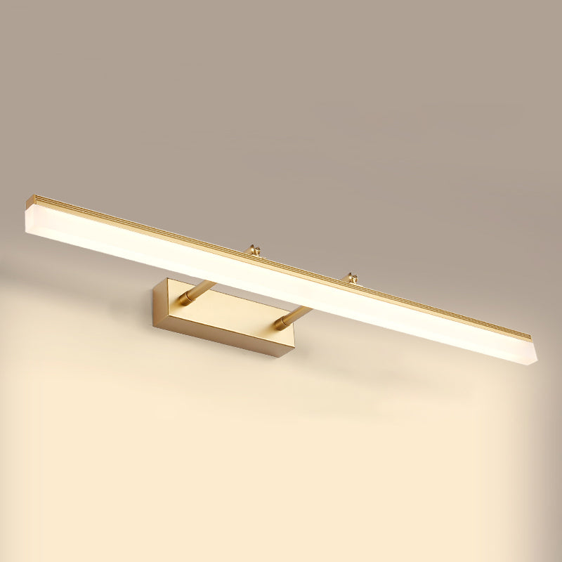 Modern Minimalist Style Cylindrical Vanity Wall Lighttures Metal Vanity Sconce for Toilet