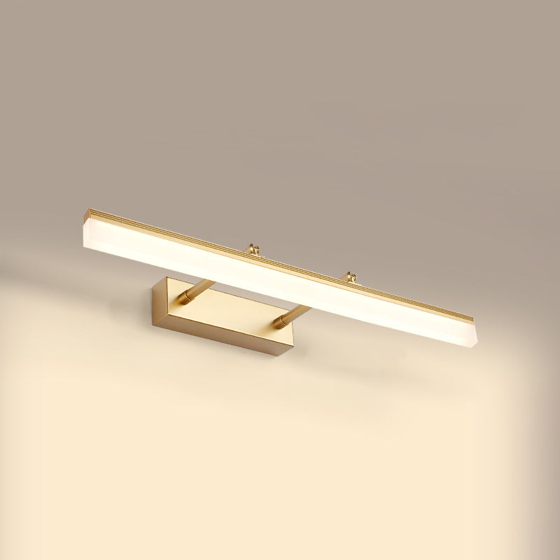 Modern Minimalist Style Cylindrical Vanity Wall Lighttures Metal Vanity Sconce for Toilet