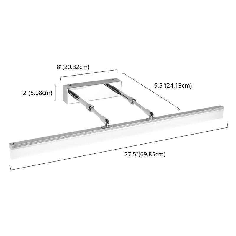 Modern Minimalist Style Cylindrical Vanity Wall Lighttures Metal Vanity Sconce for Toilet