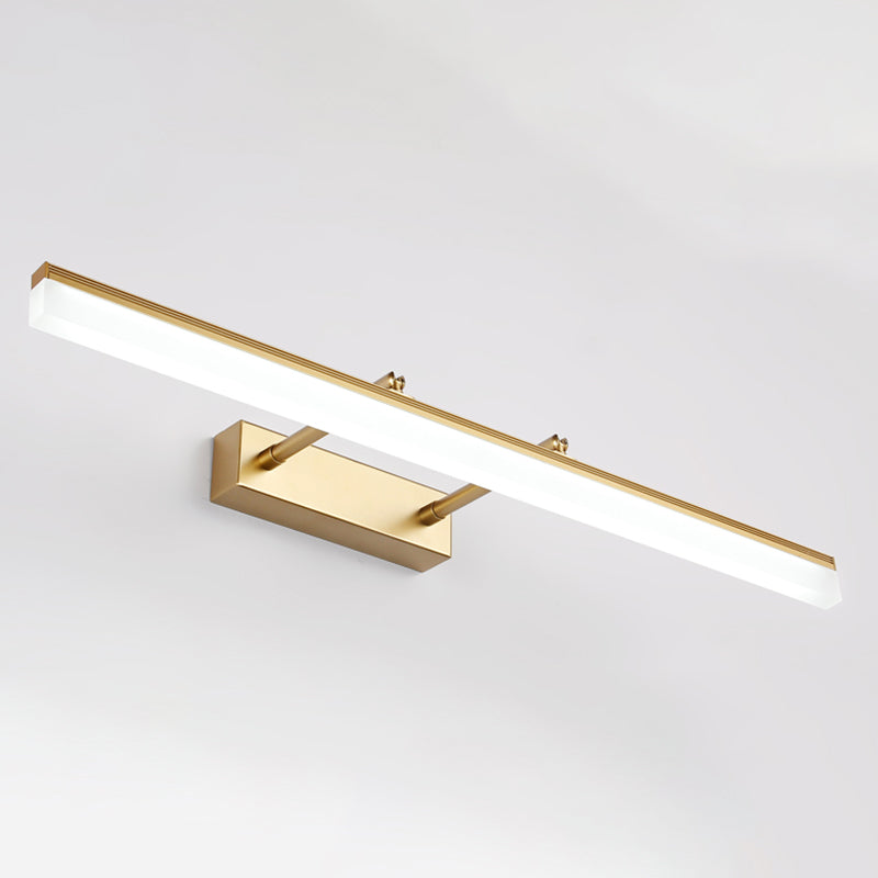 Modern Minimalist Style Cylindrical Vanity Wall Lighttures Metal Vanity Sconce for Toilet