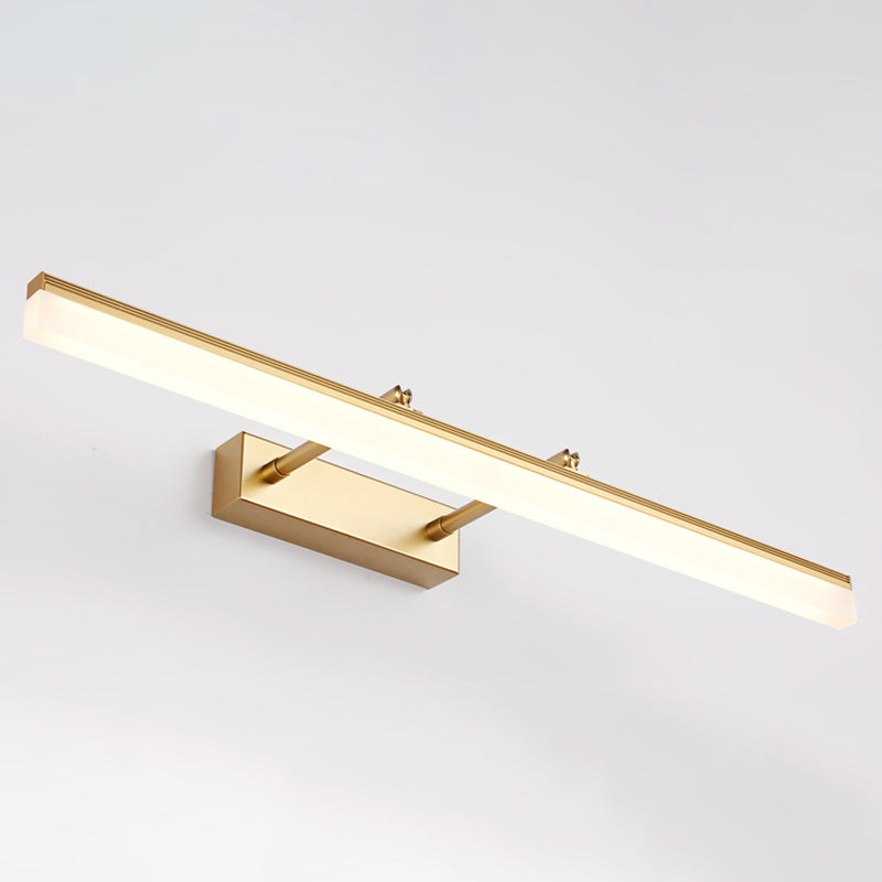 Modern Minimalist Style Cylindrical Vanity Wall Lighttures Metal Vanity Sconce for Toilet