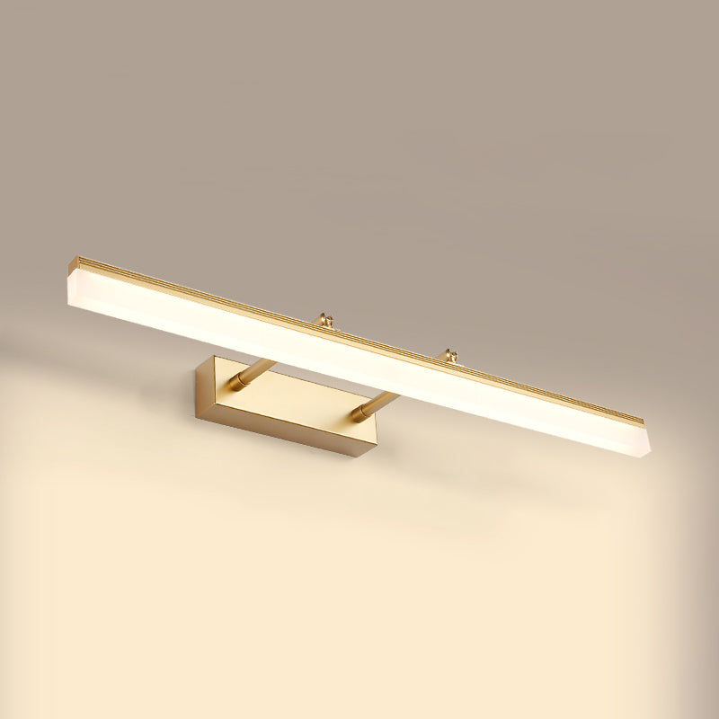 Modern Minimalist Style Cylindrical Vanity Wall Lighttures Metal Vanity Sconce for Toilet