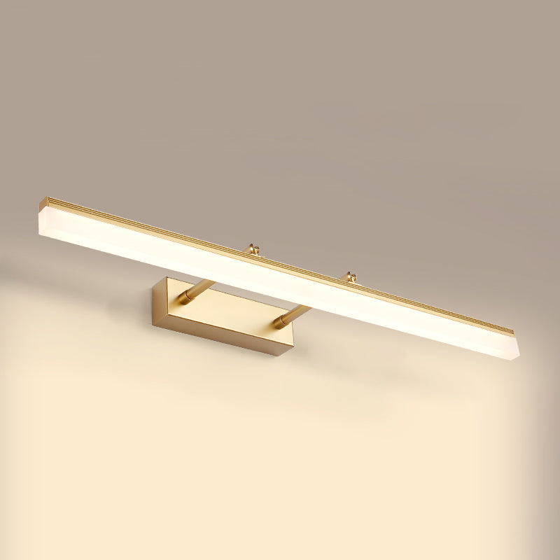 Modern Minimalist Style Cylindrical Vanity Wall Lighttures Metal Vanity Sconce for Toilet