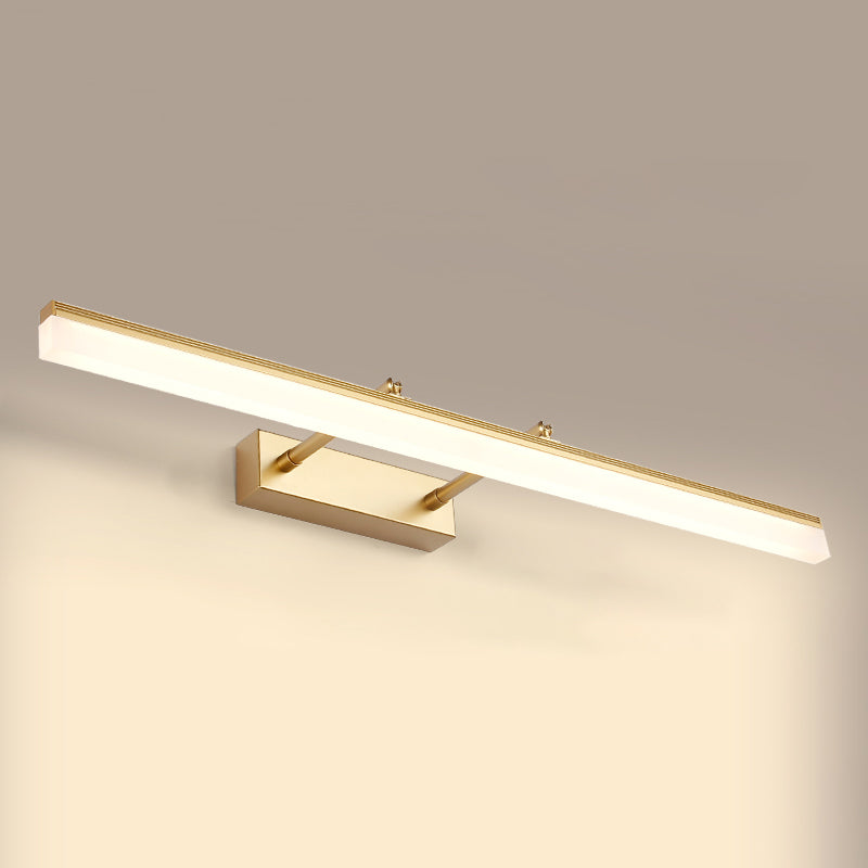 Modern Minimalist Style Cylindrical Vanity Wall Lighttures Metal Vanity Sconce for Toilet