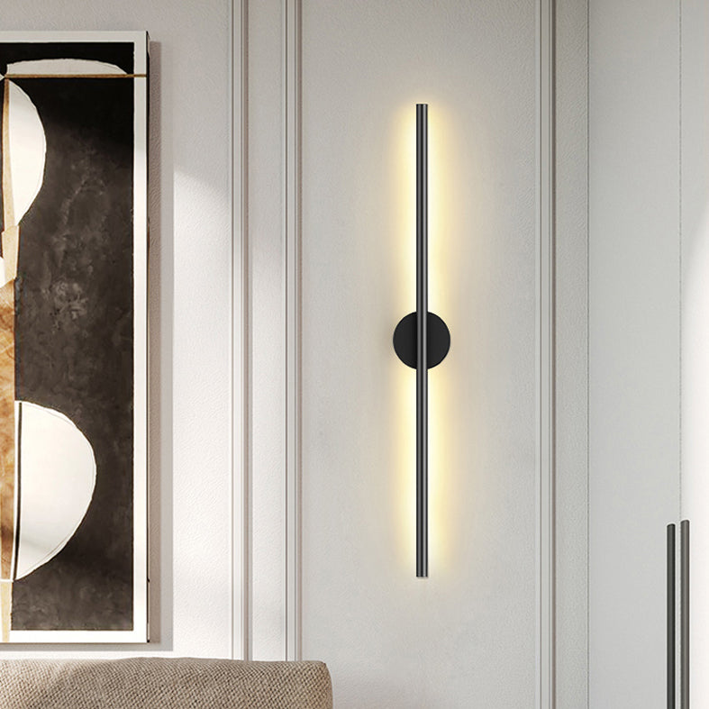 Modern Minimalist Style Linear Wall Mounted Light Fixture Acrylic Wall Light Sconces for Living Room