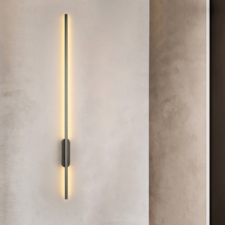 Modern Minimalist Style Linear Wall Mounted Light Fixture Acrylic Wall Light Sconces for Living Room