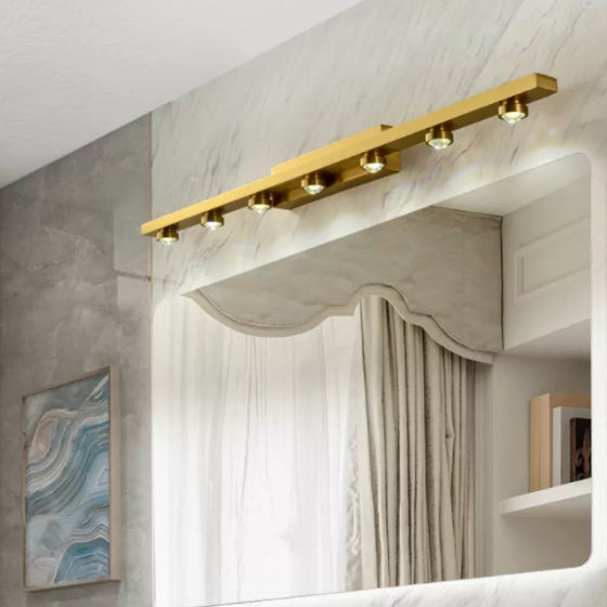 Modern Minimalist Style Bar Vanity Wall Light Fixtures Metal Vanity Lights for Toilet