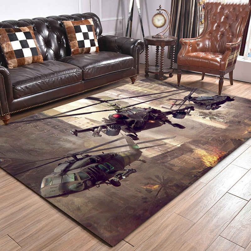 Novelty Area Rug Polyester 3D Printing Carpet Washable Area Carpet for Living Room