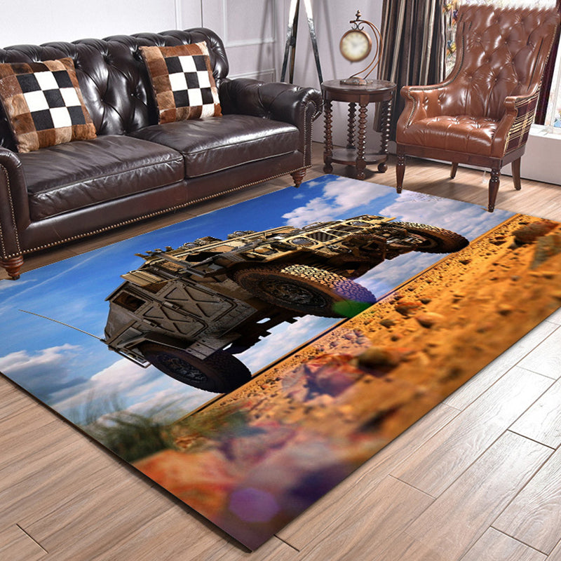 Novelty Area Rug Polyester 3D Printing Carpet Washable Area Carpet for Living Room