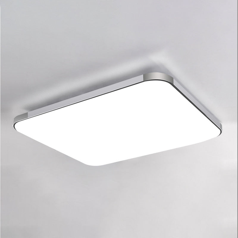 Plafonnier LED en aluminium de style moderne, plafonnier de salon avec 1 lumière