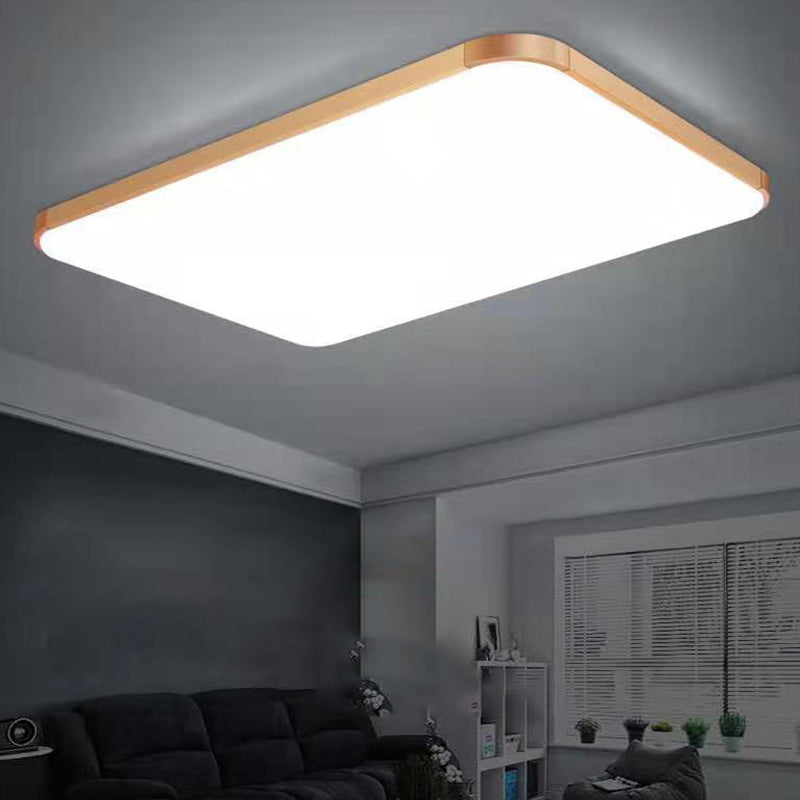 Plafonnier LED en aluminium de style moderne, plafonnier de salon avec 1 lumière