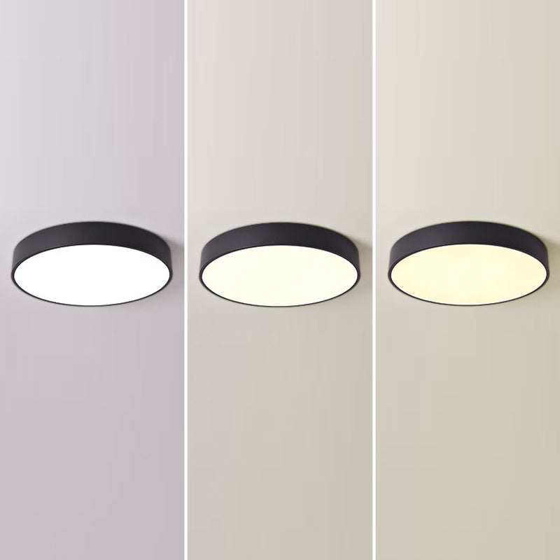 Modern Round Ceiling Flush Mount Lights Metal Flush Mount Ceiling Lighting Fixture for Office